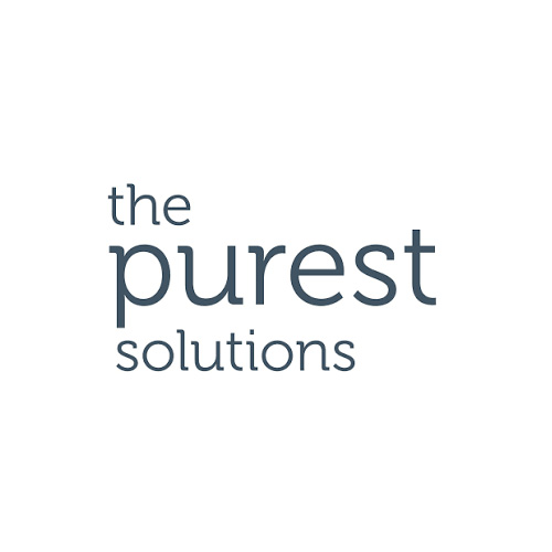 the purest logo with white background